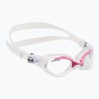 Γυναικεία γυαλιά κολύμβησης Cressi Flash διάφανο/διαφανές ροζ DE203040