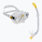 Cressi παιδικό σετ αναπνευστήρα Marea Jr μάσκα + αναπνευστήρας Top διαφανές κίτρινο
