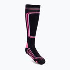 Γυναικείες κάλτσες σκι Mico Heavy Weight Primaloft μαύρες/ροζ CA00119
