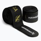 Hayabusa Premium Jacquard Boxing Handwraps 450 cm μαύρο/χρυσό