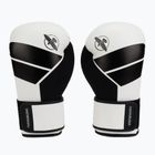 Γάντια πυγμαχίας Hayabusa S4 μαύρο και λευκό S4BG