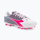 Ανδρικά ποδοσφαιρικά παπούτσια Diadora Brasil Elite Veloce GR LPU λευκό/ροζ φλούο/μπλε φλούο
