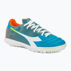 Ανδρικά ποδοσφαιρικά παπούτσια Diadora Brasil Elite Veloce GR TFR μπλε φλούο/λευκό/πορτοκαλί