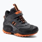 Geox New Savage Abx junior παπούτσια σκούρο γκρι/πορτοκαλί