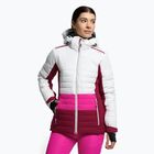 Γυναικείο μπουφάν σκι CMP ροζ και λευκό 31W0226/A001