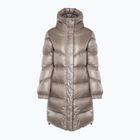 Woolrich γυναικείο μπουφάν Aliquippa Long Puffer light taupe