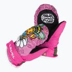 Level Animal ροζ παιδικά γάντια σκι