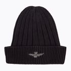 Χειμερινός σκούφος Aeronautica Militare Cotton Eagle Embroidery jet black