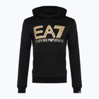 Ανδρικό EA7 Emporio Armani Train Logo Series Oversize Logo Hoodie Coft μαύρο