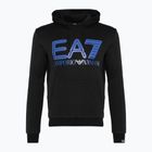 Ανδρικό EA7 Emporio Armani Train Logo Series Oversize Logo Hoodie Coft μαύρο