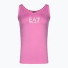 Γυναικείο μπλουζάκι EA7 Emporio Armani Train Shiny cyclamen/logo aqua