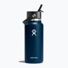 Θερμικό μπουκάλι Hydro Flask Wide Flex Straw 945 ml navy blue W32BFS464