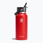 Θερμικό μπουκάλι Hydro Flask Wide Flex Straw 945 ml κόκκινο W32BFS612