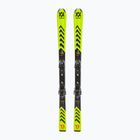 Παιδικά χιονοδρομικά σκι Völkl Racetiger Junior Yellow + 7.0 VMotion Jr κίτρινο/μαύρο