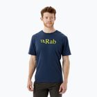 Ανδρικό t-shirt Trekking Rab Stance Logo SS navy blue QCB-08-DI-S