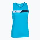 Γυναικείο μπλουζάκι τένις Joma Court Sleeveless fluor τιρκουάζ/μαύρο