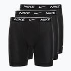 Ανδρικό μποξεράκι Nike Everyday Cotton Stretch Boxer Brief 3Pk MP1 μαύρο