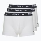 Ανδρικά σορτς μποξεράκια Nike Everyday Cotton Stretch Trunk 3 ζευγάρια λευκό