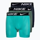 Ανδρικό μποξεράκι Nike Dri-Fit Essential Micro Boxer Brief 3 ζεύγη blue/navy/turquoise