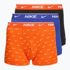 Ανδρικά σορτς μποξεράκια Nike Everyday Cotton Stretch Trunk 3 ζευγάρια πολύχρωμα