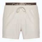 Ανδρικό Calvin Klein Short Double Wb μπεζ μαγιό σορτς