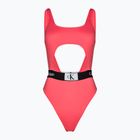 Γυναικείο ολόσωμο μαγιό Calvin Klein Cut Out One Piece-RP calypso coral