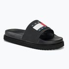 Tommy Jeans γυναικεία Elevated Flatform Slide μαύρο