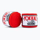 YOKKAO Premium επίδεσμοι πυγμαχίας κόκκινοι HW-2-2