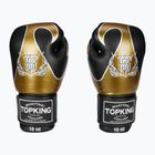 Top King Muay Thai Empower μαύρα/χρυσά γάντια πυγμαχίας