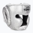 Κράνος πυγμαχίας Top King Super Star white/silver