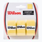 Wilson Pro Comfort Overgrip περιτύλιγμα ρακέτας τένις 3 τεμάχια κίτρινο WRZ4014YE+