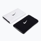 Nike Dri-Fit Double-wide βραχιολάκια για το σπίτι και το γήπεδο 2 τεμάχια λευκό NNNB0-101