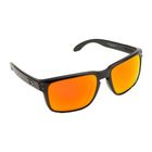 Oakley Holbrook γυαλισμένο μαύρο / ρουμπίνι ρουμπίνι πολωμένα γυαλιά ηλίου 0OO9102