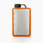 GSI Outdoors Boulder Flask ασημί και πορτοκαλί 79347 μπουκάλι για αλκοόλ περιήγησης