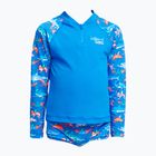 Μακρυμάνικο μαγιό κολύμβησης Funky Trunks Zippy Rash Vest fin swimming