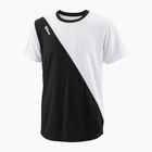 Wilson Team II Angle Crew παιδικό πουκάμισο τένις μαύρο και άσπρο WRA796301