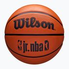 Παιδικό μπάσκετ Wilson NBA JR Drv Fam Logo καφέ μέγεθος 4