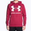 Ανδρικό φούτερ Under Armour Rival Fleece Big Logo HD hoodie κόκκινο και λευκό 1357093