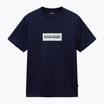 Ανδρικό μπλουζάκι Napapijri S-Box Logo blu marine