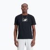 Ανδρικό t-shirt New Balance Essentials Logo μαύρο