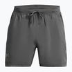 Ανδρικό Under Armour Lanch 5" Unlined castlerock / castlerock / αντανακλαστικό σορτς για τρέξιμο