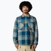 Ανδρικό μονωμένο μπουφάν The North Face Afterburner Insulated Flannel midnight petrol