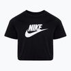 Nike Sportswear Cropped μαύρο παιδικό t-shirt