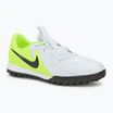 Παιδικά ποδοσφαιρικά παπούτσια Nike Phantom GX 2 Academy TF μεταλλικό ασημί/βολτ/μαύρο