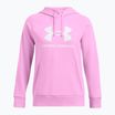 Γυναικείο φούτερ Under Armour Rival Fleece Big Logo Hoody αστρικό ροζ/λευκό