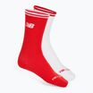 Κάλτσες New Balance Running Stripe Midcalf 2 ζεύγη  red/white