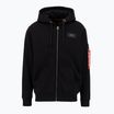 Ανδρικό φούτερ Alpha Industries Back Print Zip μαύρο