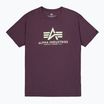 Alpha Industries ανδρικό μπλουζάκι Basic plum t-shirt