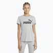 Γυναικείο μπλουζάκι PUMA ESS Logo light gray heather