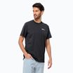 Jack Wolfskin ανδρικό T-shirt Essential μαύρο